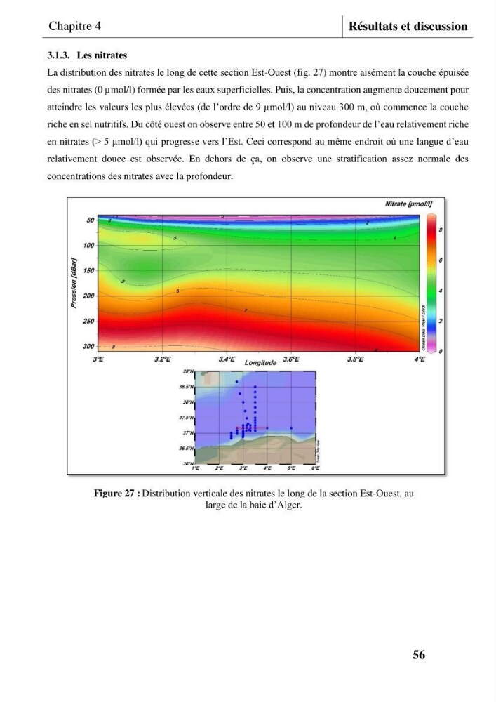 Les conditions physicochimiques au large des côtes centrales algériennes: contribution à l’étude des structures hydrologiques