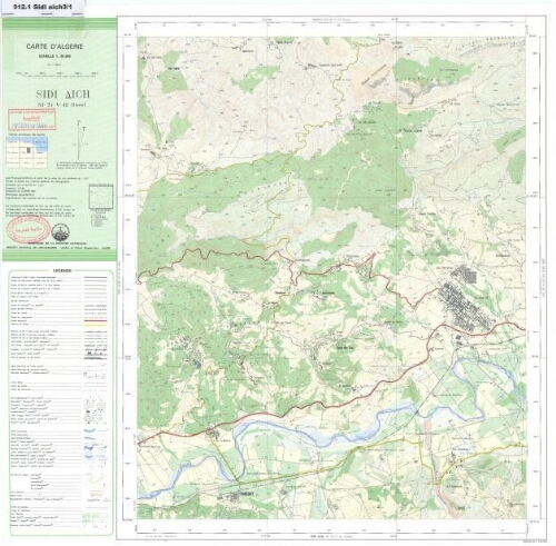 Sidi Aich: NJ-31-V-42 Ouest Sidi Aich: NJ-31-V-42 Ouest