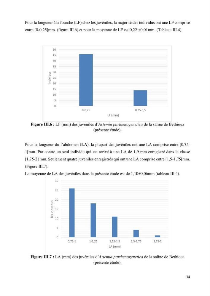 Estimation de la croissance d’Artemia salina en élevage