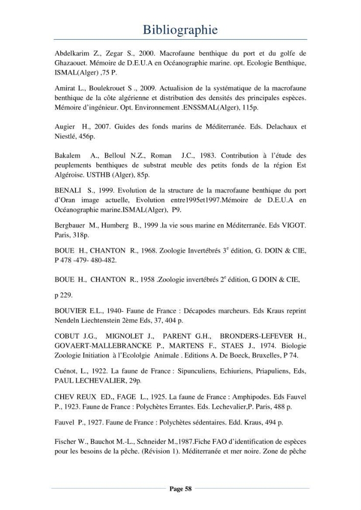 Essai d\'élaboration de la carte de sensibilité écologique de la wilaya de Béjaia