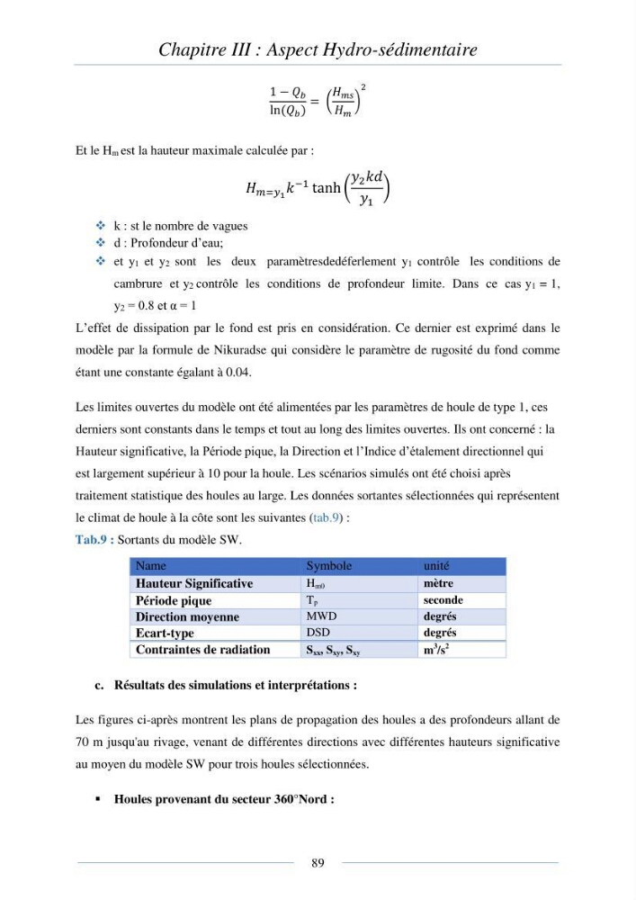 Mise en place d\'une base de donnée sédimentologique dans le domaine côtier de la grande baie de zemmouri