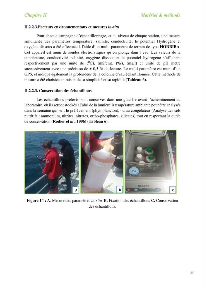 Contribution a l\'étude du phytoplancton toxique et/ou nuisible au niveau d\'une ferme conchylicole: cas de la ferme \"Orcamarine\" Ain Taya