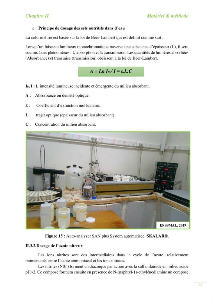 Contribution a l\'étude du phytoplancton toxique et/ou nuisible au niveau d\'une ferme conchylicole: cas de la ferme \"Orcamarine\" Ain Taya
