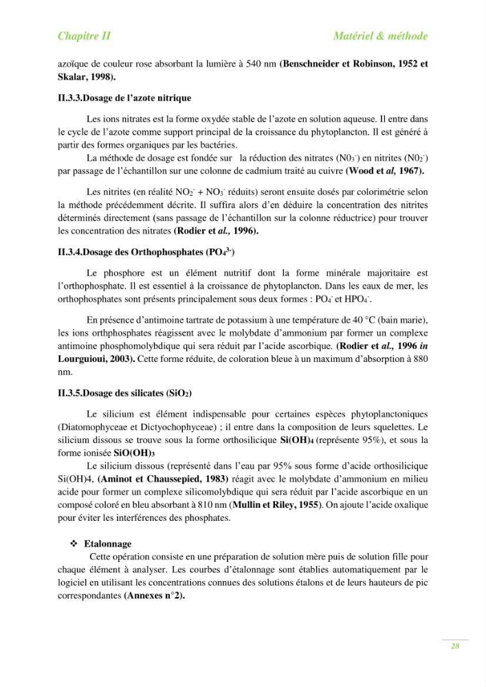 Contribution a l\'étude du phytoplancton toxique et/ou nuisible au niveau d\'une ferme conchylicole: cas de la ferme \"Orcamarine\" Ain Taya