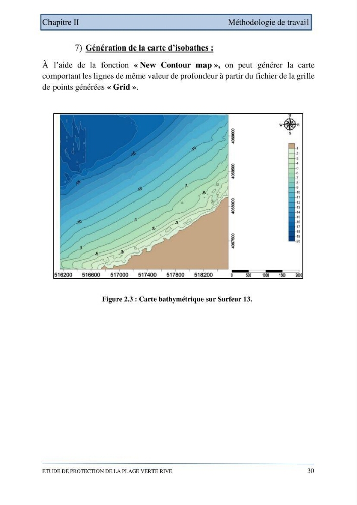 Etude de protection de la plage de la Verte Rive (Bordj El Kiffan)
