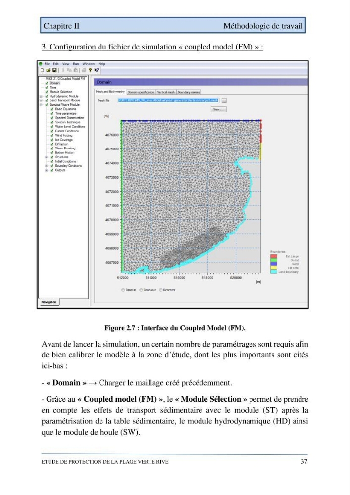 Etude de protection de la plage de la Verte Rive (Bordj El Kiffan)
