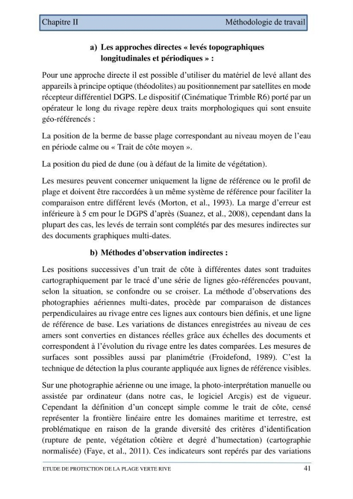 Etude de protection de la plage de la Verte Rive (Bordj El Kiffan)