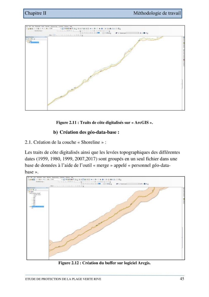 Etude de protection de la plage de la Verte Rive (Bordj El Kiffan)