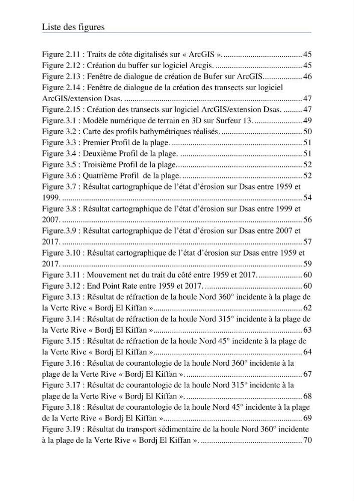 Etude de protection de la plage de la Verte Rive (Bordj El Kiffan)