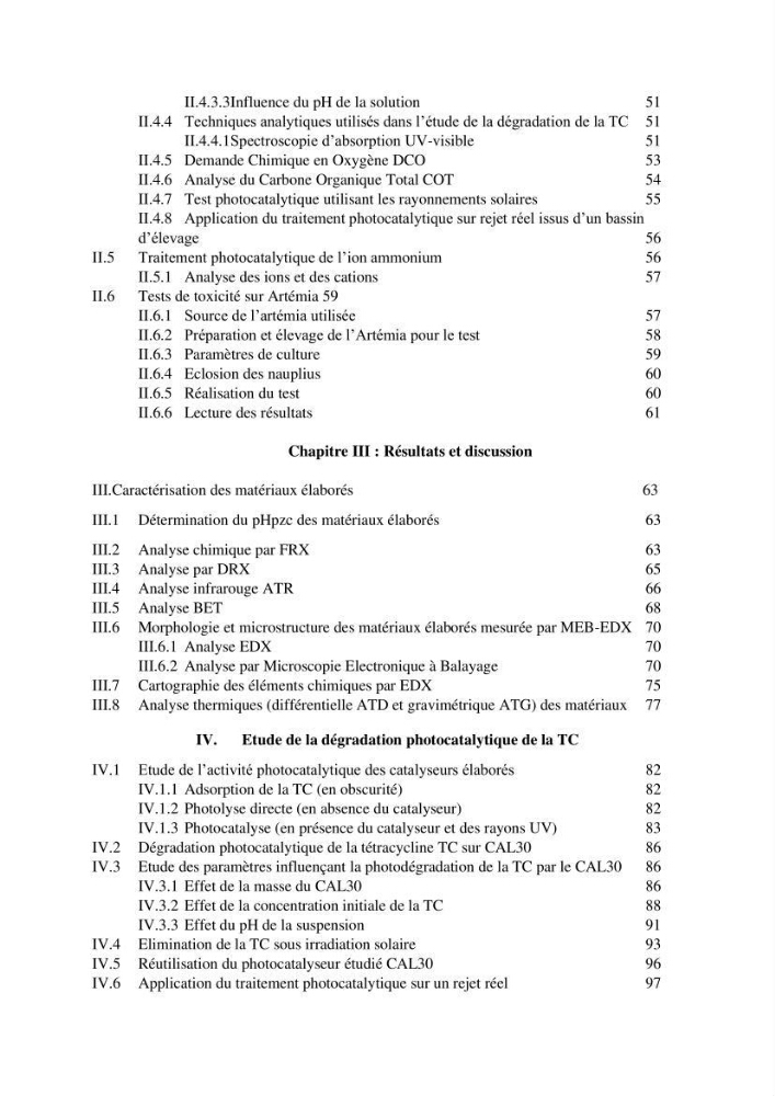 Etude du procédé hybride couplant l’adsorption et la photocatalyse. Application au traitement des effluents issus des fermes piscicoles.