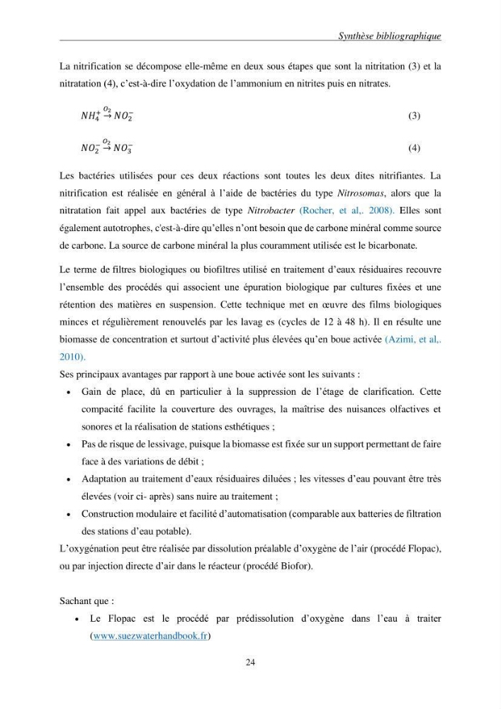 Etude du procédé hybride couplant l’adsorption et la photocatalyse. Application au traitement des effluents issus des fermes piscicoles.