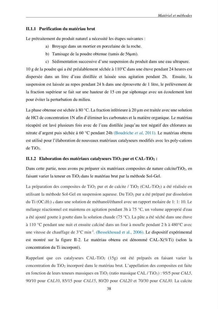 Etude du procédé hybride couplant l’adsorption et la photocatalyse. Application au traitement des effluents issus des fermes piscicoles.