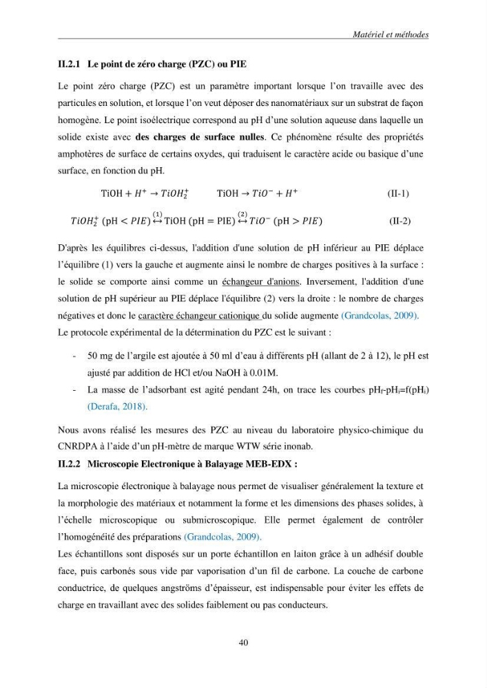 Etude du procédé hybride couplant l’adsorption et la photocatalyse. Application au traitement des effluents issus des fermes piscicoles.