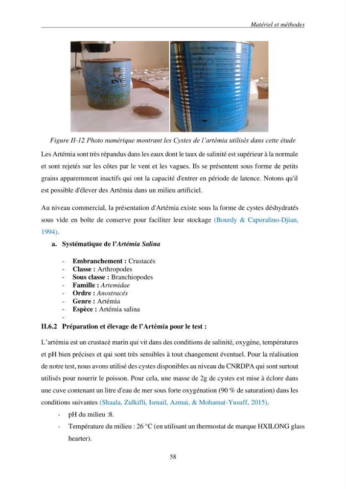 Etude du procédé hybride couplant l’adsorption et la photocatalyse. Application au traitement des effluents issus des fermes piscicoles.