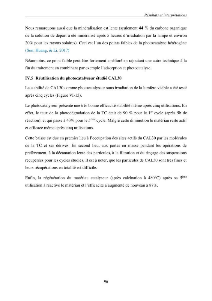 Etude du procédé hybride couplant l’adsorption et la photocatalyse. Application au traitement des effluents issus des fermes piscicoles.