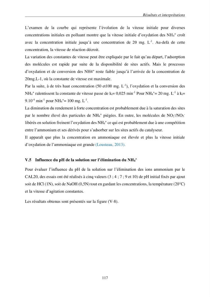 Etude du procédé hybride couplant l’adsorption et la photocatalyse. Application au traitement des effluents issus des fermes piscicoles.