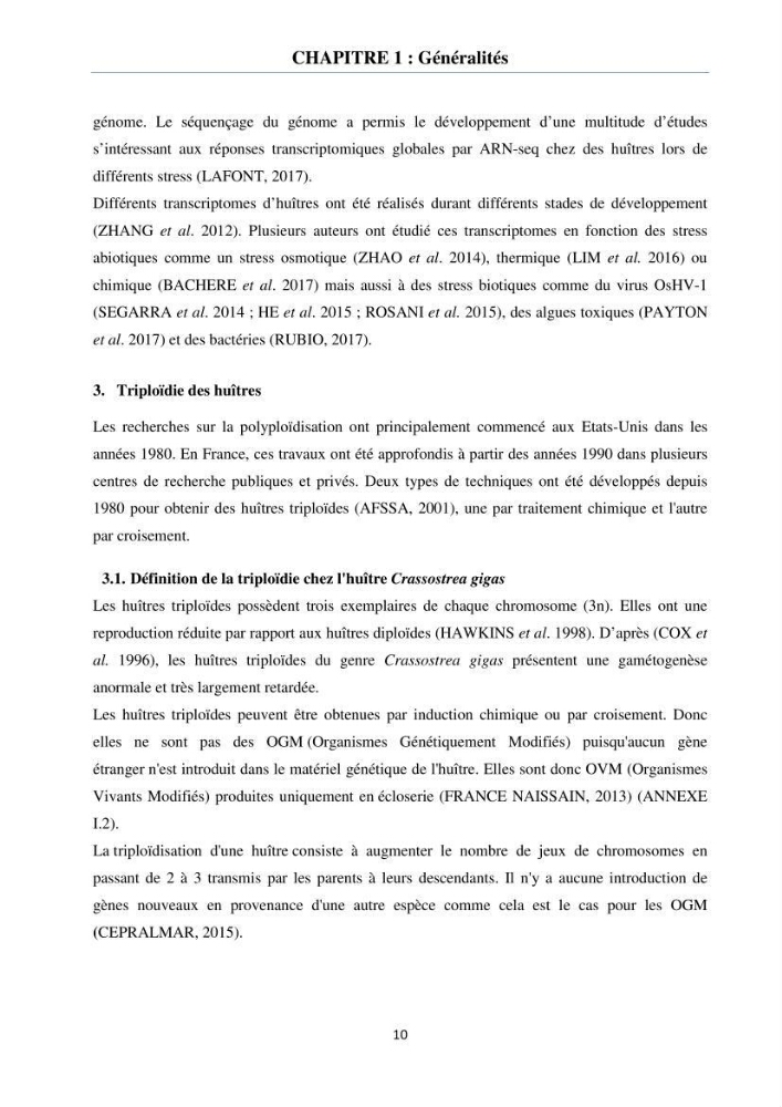 Etude des performances de croissance de l\'huître Crassostrea gigas (THUNBERG, 1793) triploïde de l\'élevage Cultures Marines (Tipaza):