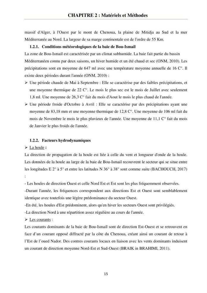 Etude des performances de croissance de l\'huître Crassostrea gigas (THUNBERG, 1793) triploïde de l\'élevage Cultures Marines (Tipaza):