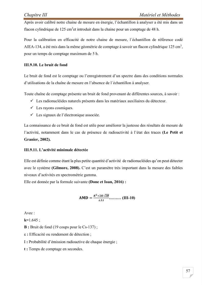 Evaluation de l’activité du Polonium-210 et niveaux des éléments de trace métalliques (Hg, Pb et Cd) dans le biote (Poissons comestibles et fruits de mer), risque sur la santé de l’homme