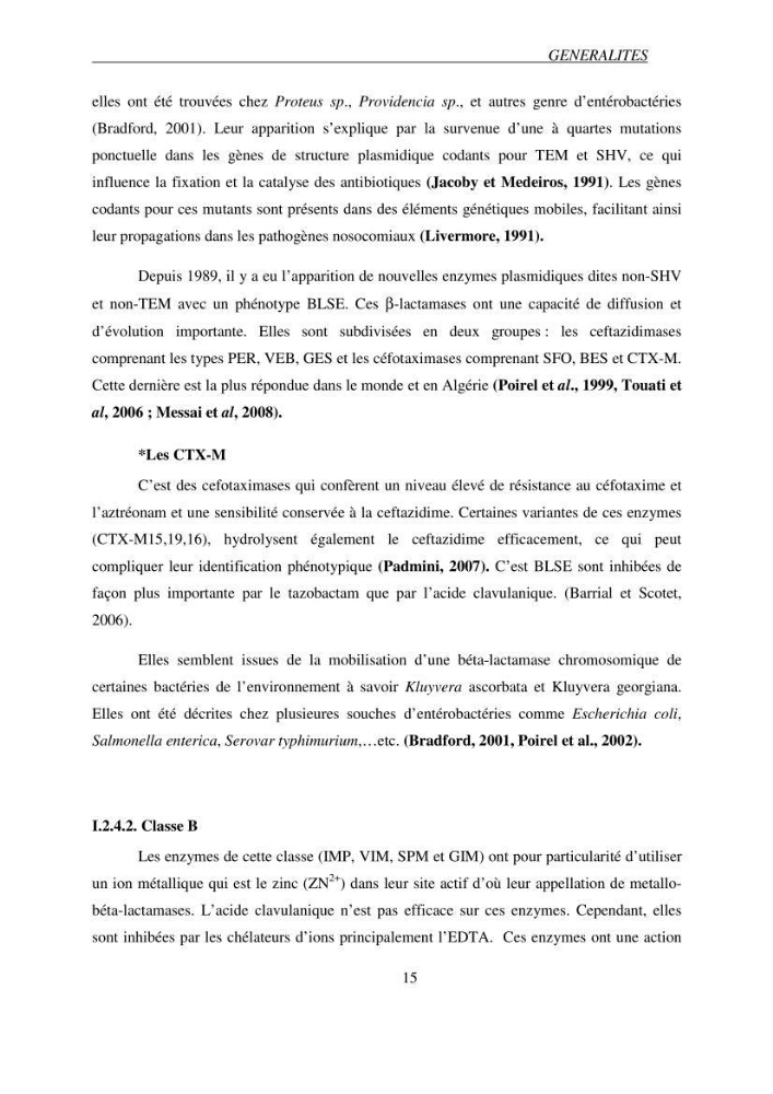 Prévalence et caractérisation de la résistance aux béta-lactamines chez des bactéries de l\'environnement marin