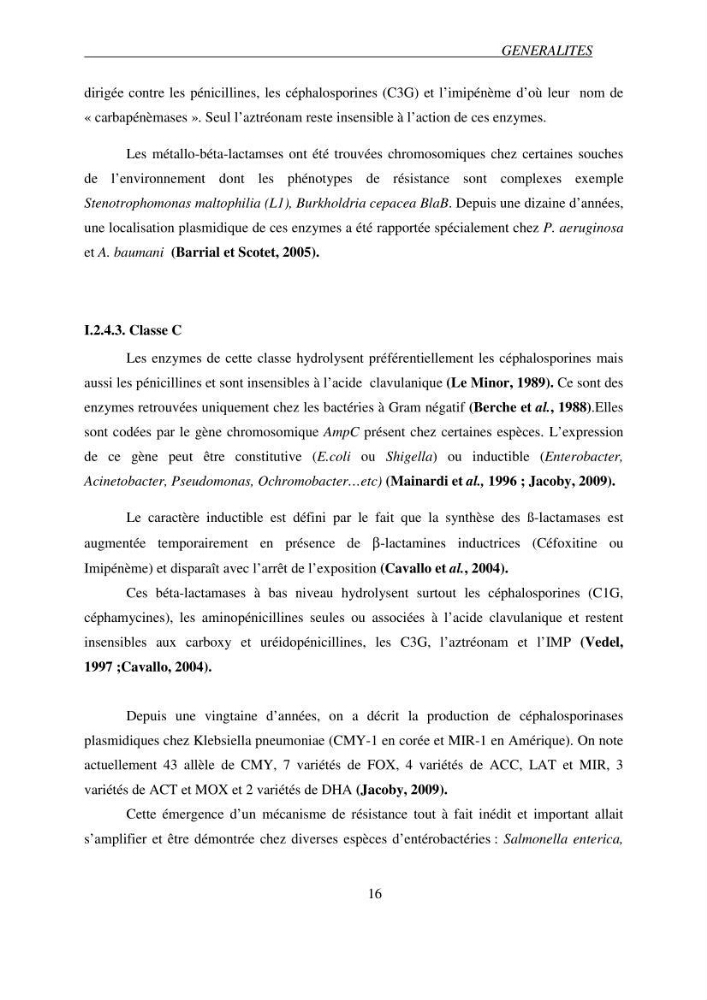 Prévalence et caractérisation de la résistance aux béta-lactamines chez des bactéries de l\'environnement marin
