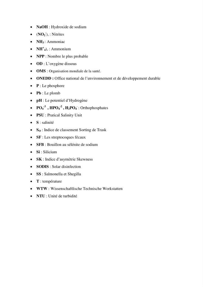 Détermination de l\'influence des rejets des eaux usées brutes sur la qualité bactériologique et physicochimique des eaux de mer. Cas d\'el katter (aproximité de port de cherchell, wilaya de Tipaza