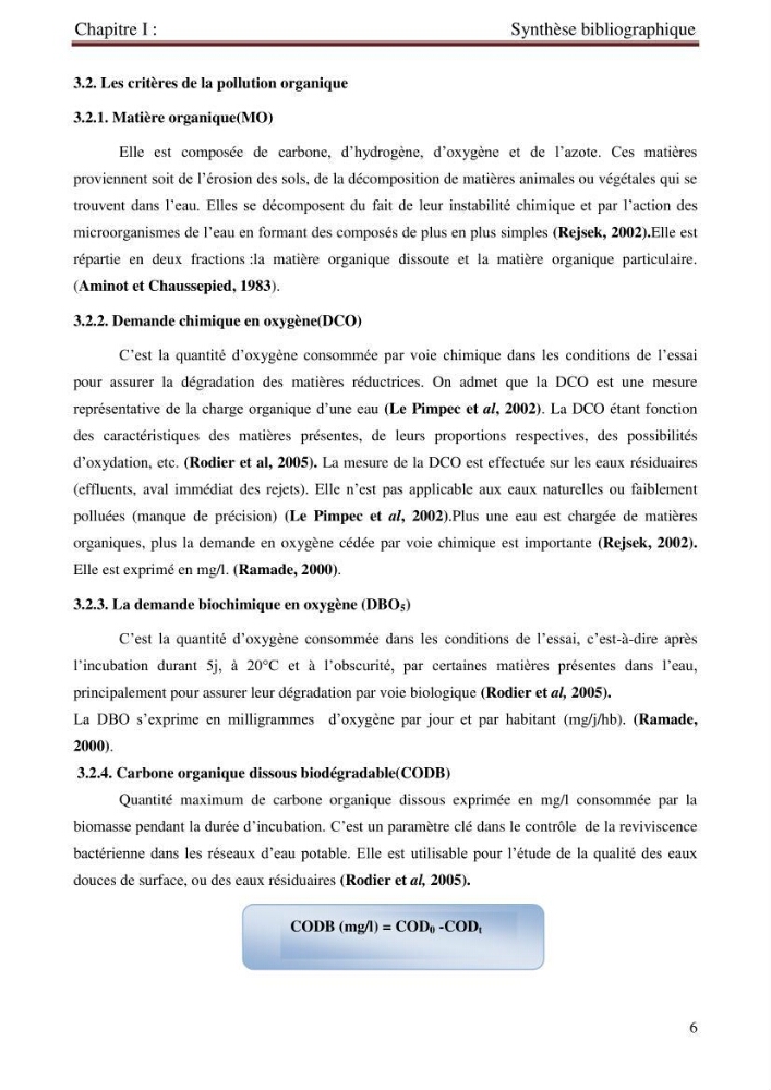 Détermination de l\'influence des rejets des eaux usées brutes sur la qualité bactériologique et physicochimique des eaux de mer. Cas d\'el katter (aproximité de port de cherchell, wilaya de Tipaza