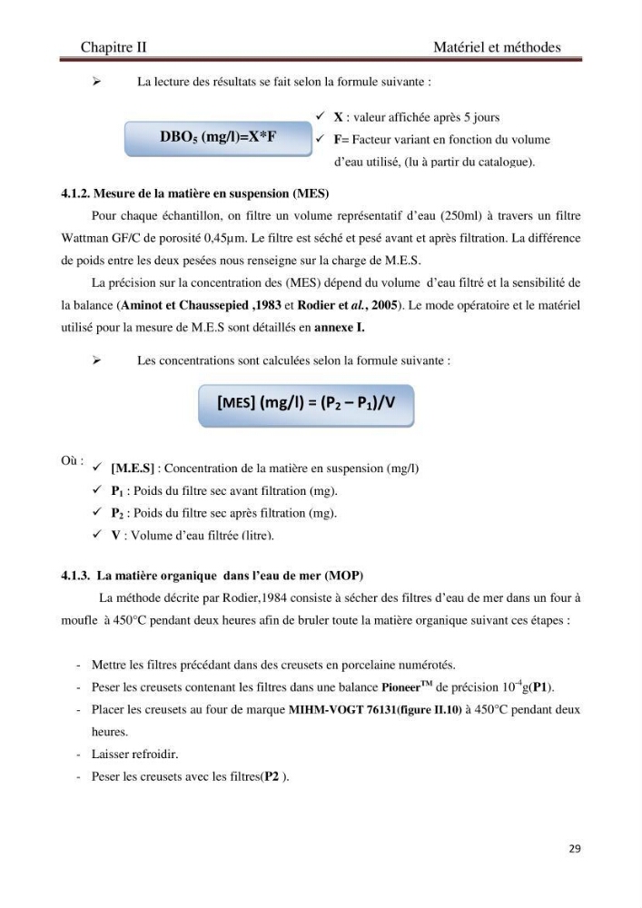 Détermination de l\'influence des rejets des eaux usées brutes sur la qualité bactériologique et physicochimique des eaux de mer. Cas d\'el katter (aproximité de port de cherchell, wilaya de Tipaza