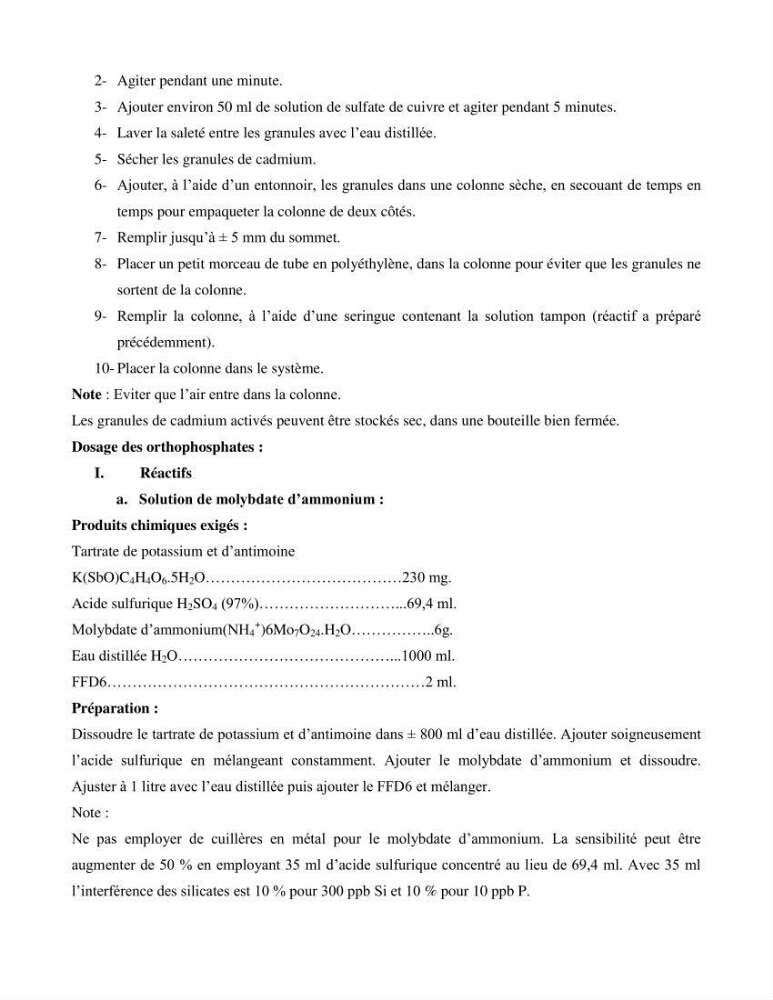 Détermination de l\'influence des rejets des eaux usées brutes sur la qualité bactériologique et physicochimique des eaux de mer. Cas d\'el katter (aproximité de port de cherchell, wilaya de Tipaza