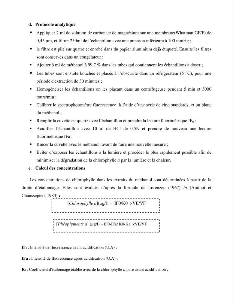 Détermination de l\'influence des rejets des eaux usées brutes sur la qualité bactériologique et physicochimique des eaux de mer. Cas d\'el katter (aproximité de port de cherchell, wilaya de Tipaza