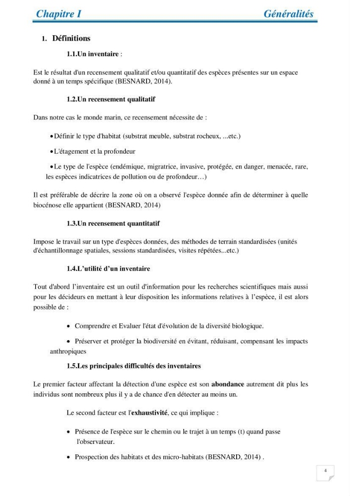 Inventaire des cnidaires de la côte Algérienne: