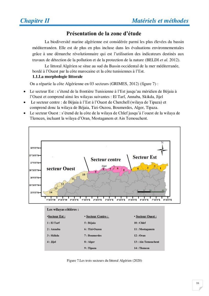 Inventaire des cnidaires de la côte Algérienne: