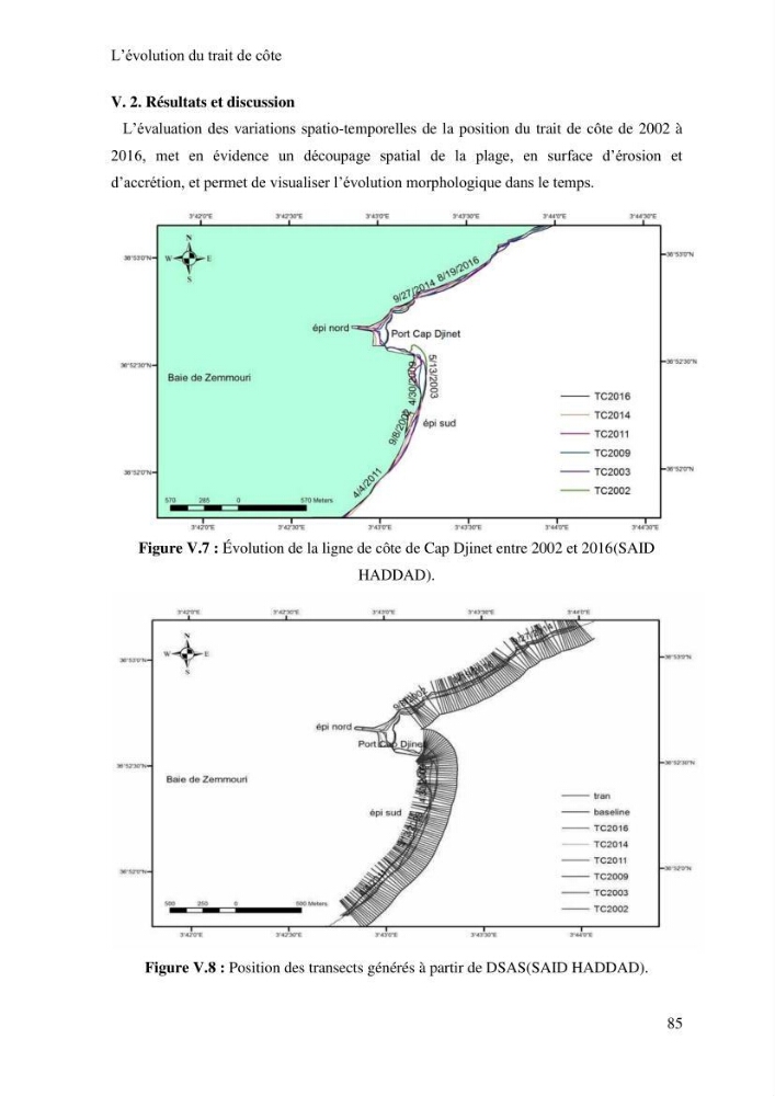 Impact des ouvrages portuaires sur l\'évolution d\'un littoral soumis à une forte dynamique sédimentaire