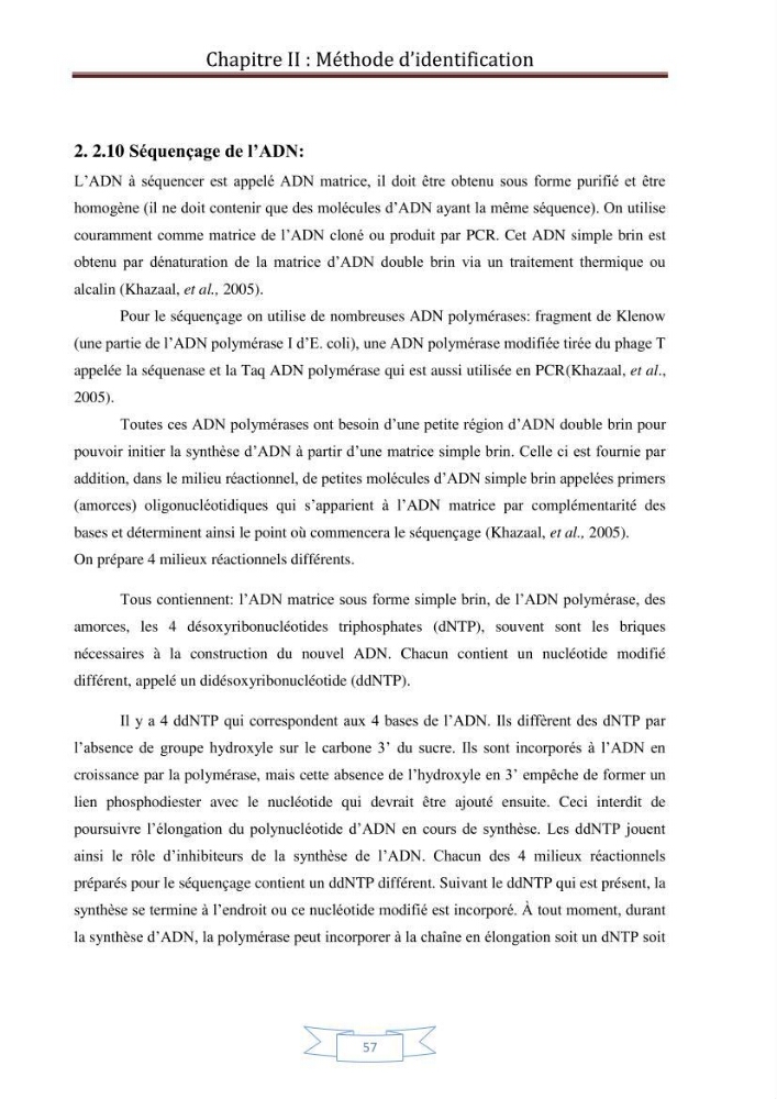 Recherche bibliographique sur les techniques de génétique moléculaire et leurs applications dans l\'identification des especes de poissons