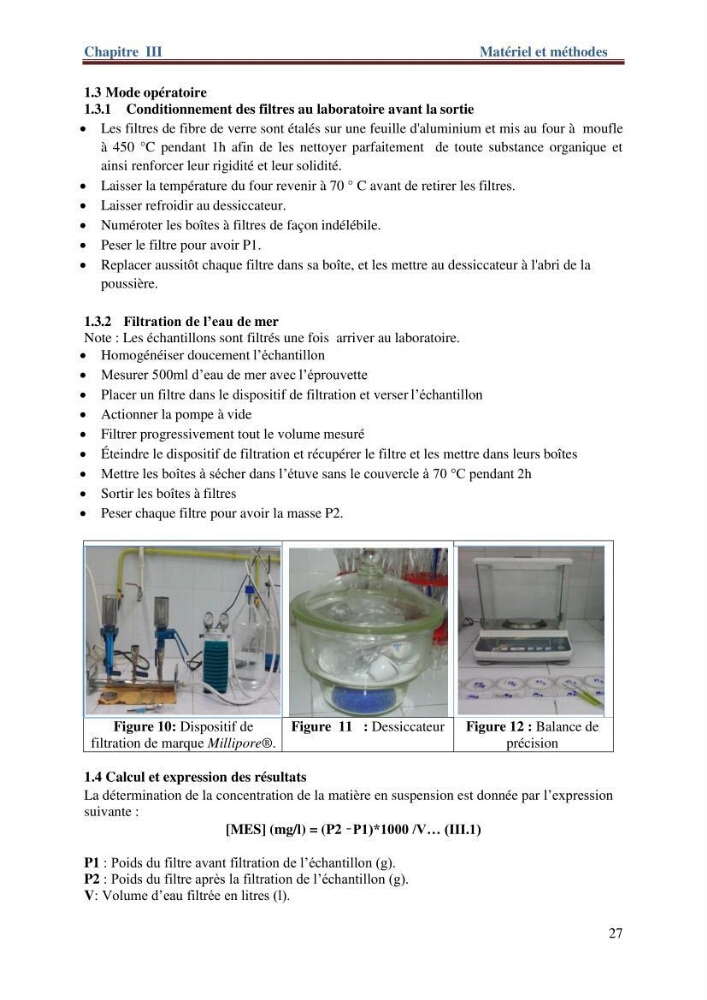 Les paramètres physico-chimiques de l\'eau de mer et de sédiment de la plage ouest de Sidi-Fredj: