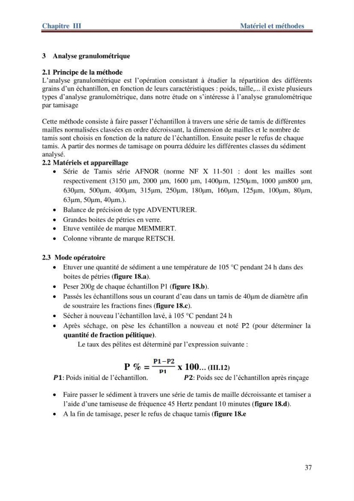Les paramètres physico-chimiques de l\'eau de mer et de sédiment de la plage ouest de Sidi-Fredj: