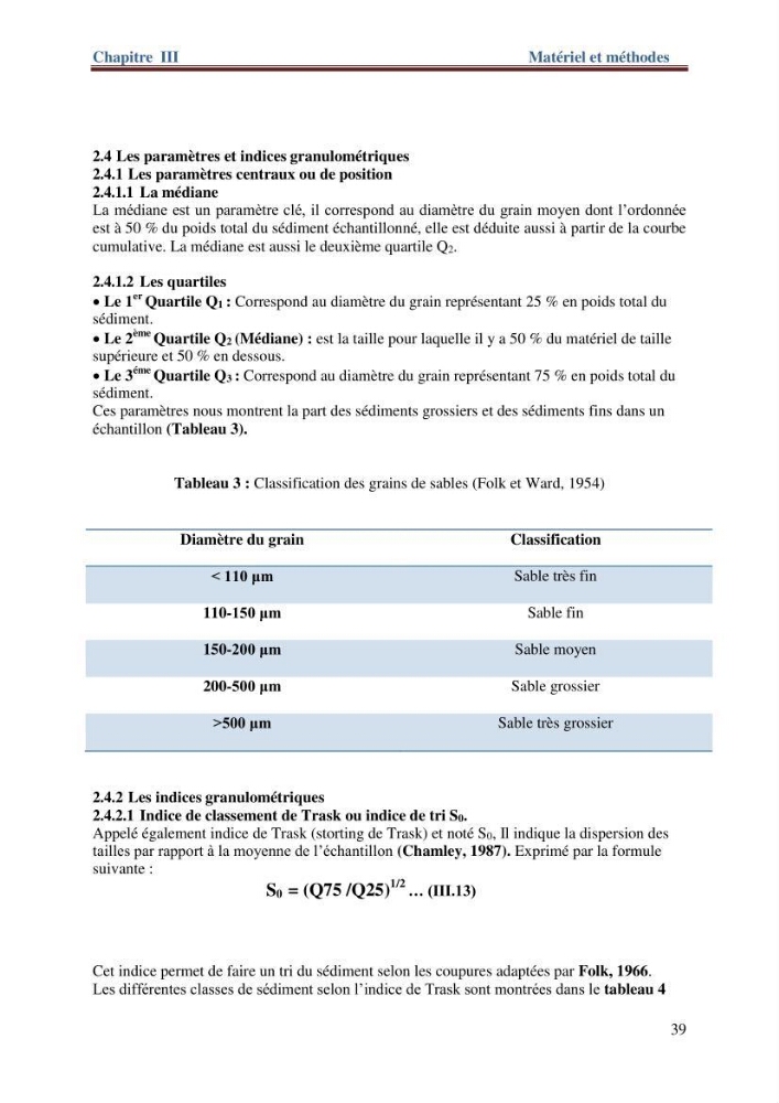 Les paramètres physico-chimiques de l\'eau de mer et de sédiment de la plage ouest de Sidi-Fredj: