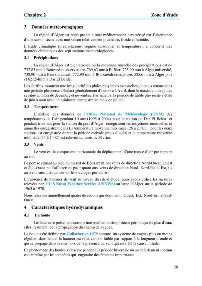 Evaluation de la pollution marine par les hydrocarbures dans le port d\'Alger