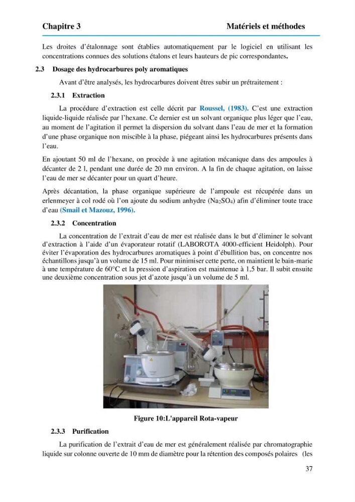 Evaluation de la pollution marine par les hydrocarbures dans le port d\'Alger