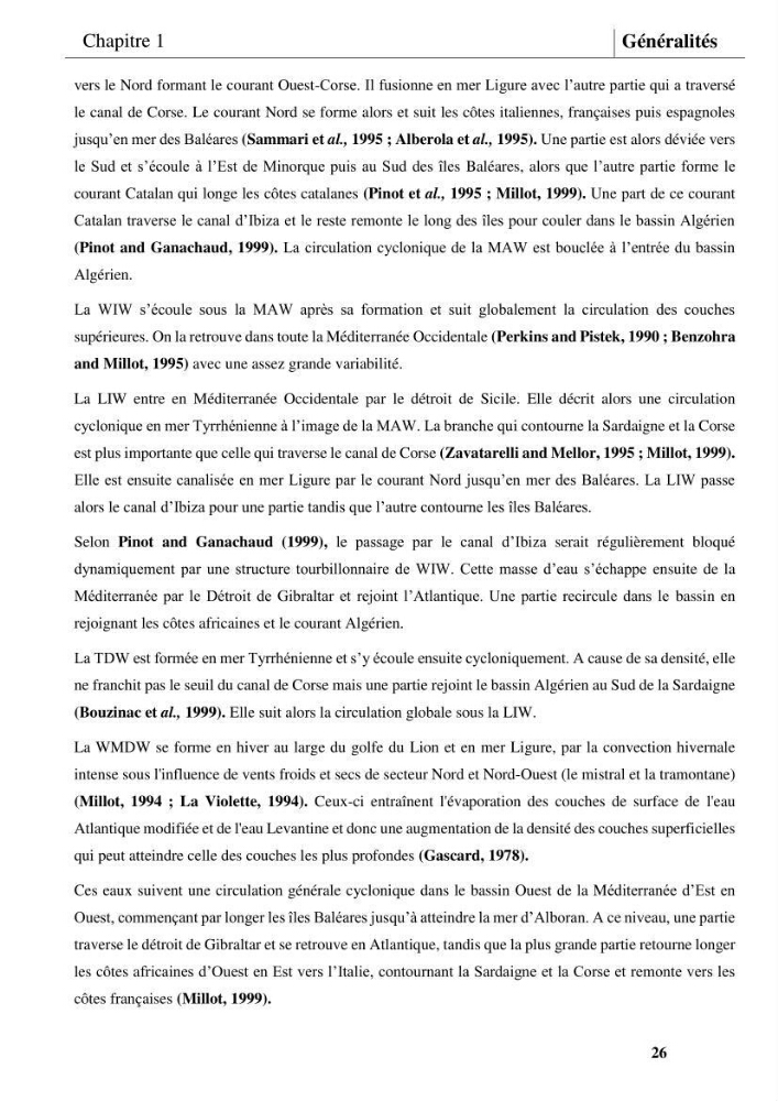Les conditions physicochimiques au large des côtes centrales algériennes: contribution à l’étude des structures hydrologiques