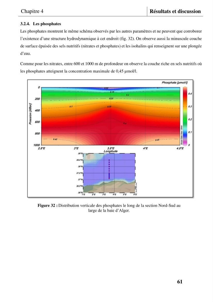 Les conditions physicochimiques au large des côtes centrales algériennes: contribution à l’étude des structures hydrologiques
