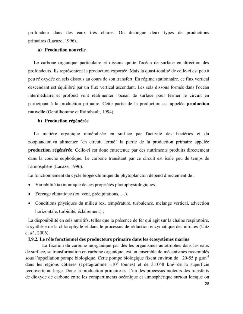 Dynamique et diversité du phytoplancton de la côte Algérienne: