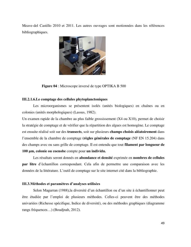 Dynamique et diversité du phytoplancton de la côte Algérienne: