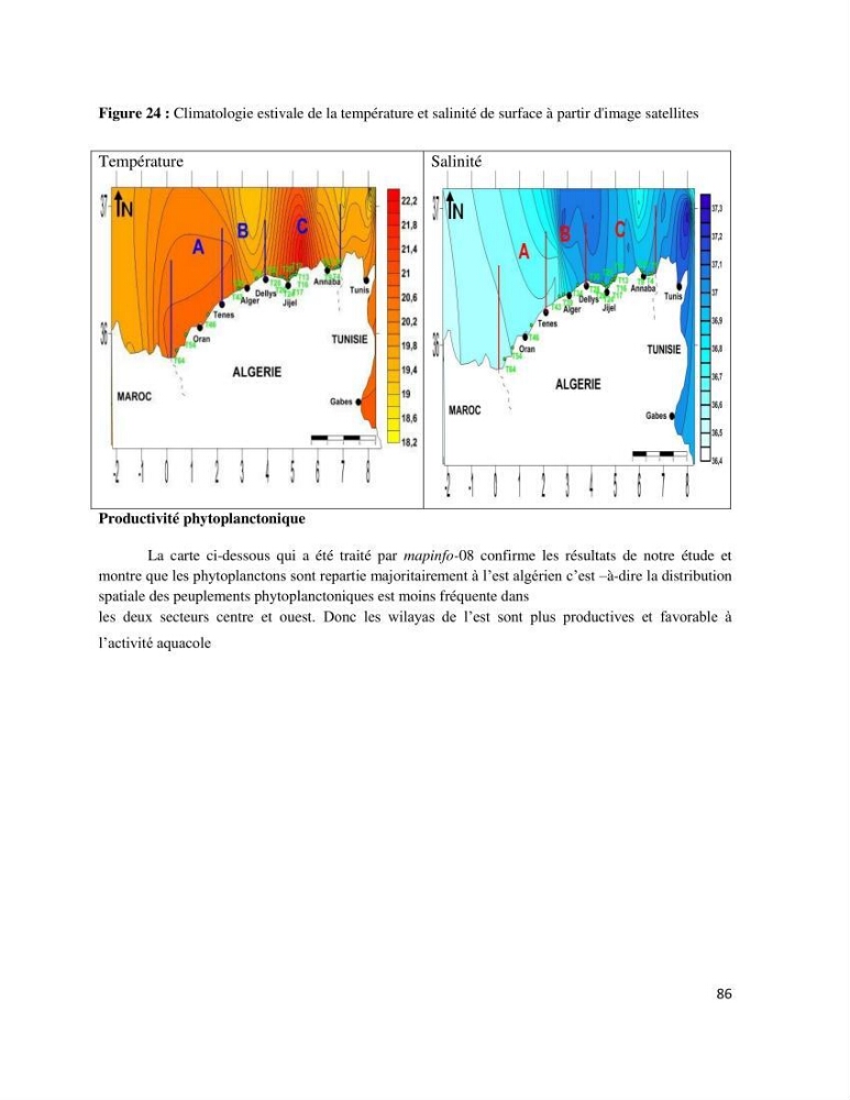 Dynamique et diversité du phytoplancton de la côte Algérienne:
