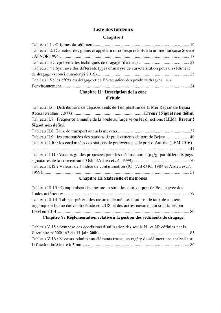 Caractérisation environnementale, réglementation et comportement des sédiments de dragage