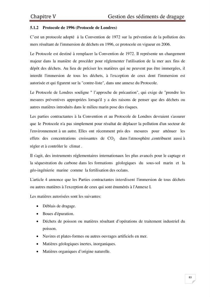 Caractérisation environnementale, réglementation et comportement des sédiments de dragage