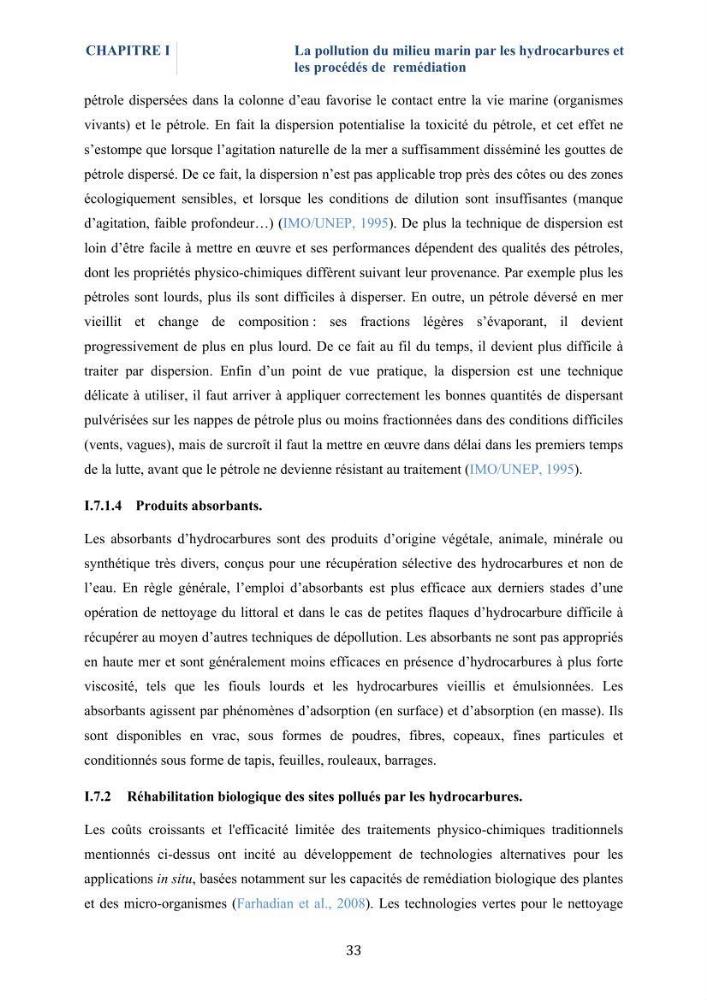 Isolement et caractérisation des bactéries marines dégradant les différentes fractions du pétrole : cas d’étude : port de Sidi Fredj