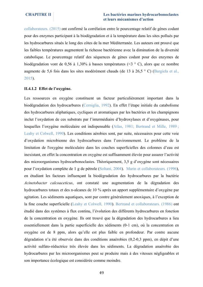Isolement et caractérisation des bactéries marines dégradant les différentes fractions du pétrole : cas d’étude : port de Sidi Fredj