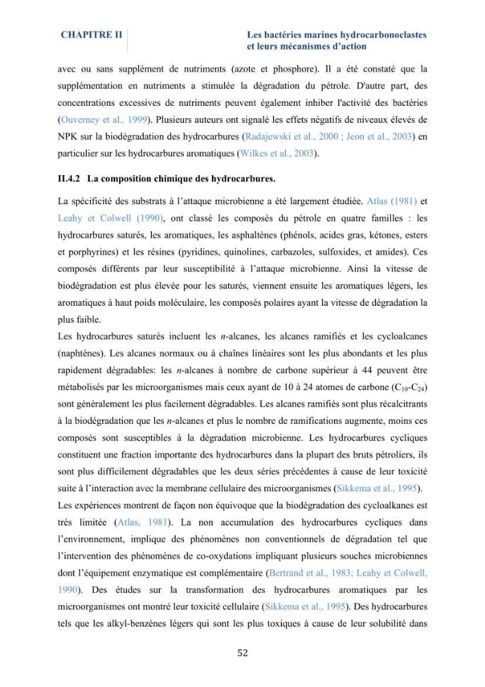 Isolement et caractérisation des bactéries marines dégradant les différentes fractions du pétrole : cas d’étude : port de Sidi Fredj