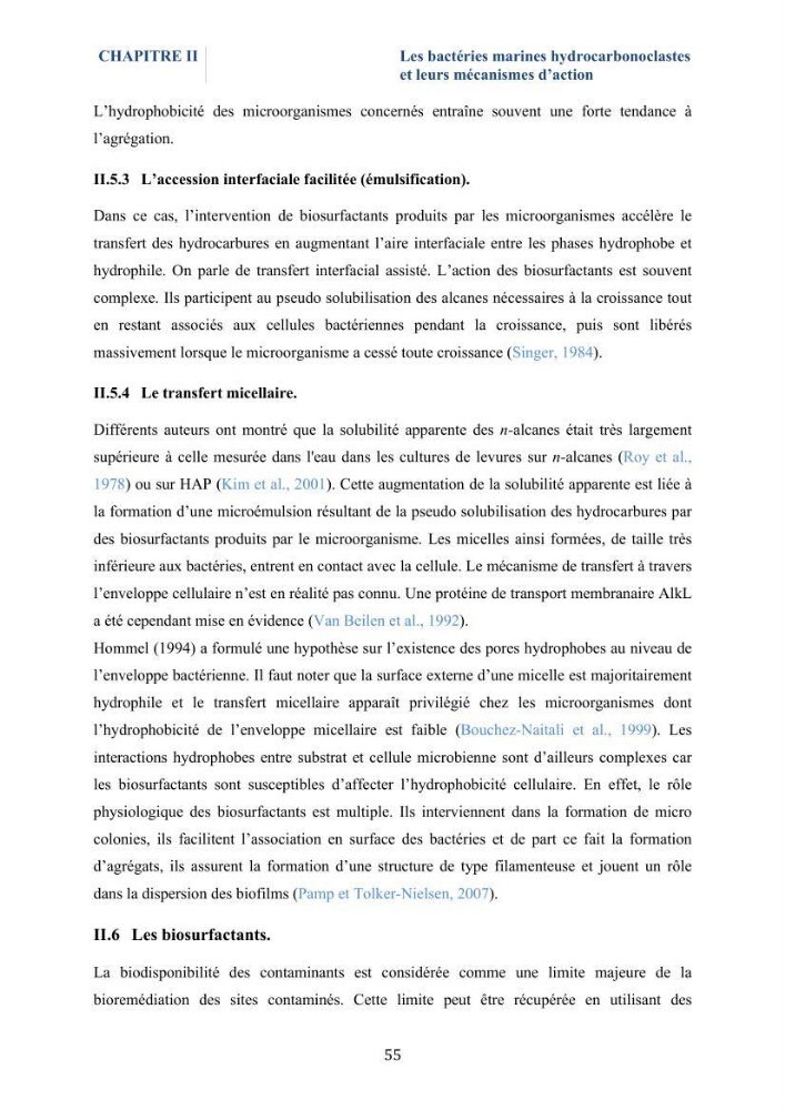 Isolement et caractérisation des bactéries marines dégradant les différentes fractions du pétrole : cas d’étude : port de Sidi Fredj
